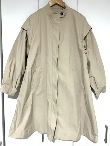 미사용품 트렌치코트 베이지