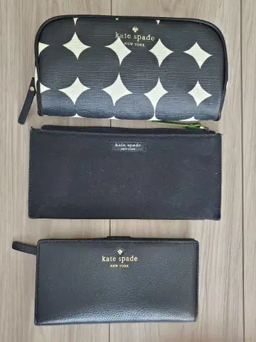 kate spade 파우치 & 펜 케이스 & 장지갑 세트
