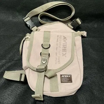 AVIREX 바디백 베이지 캔버스