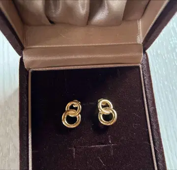 최종 가격 인하 ete 에테 더블 서클 귀걸이 골드 금