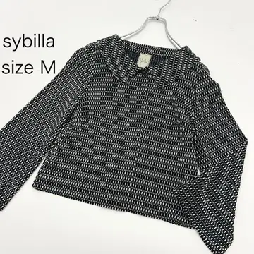 Sybilla 자수 올 패턴 자켓 M 일본제 볼레로