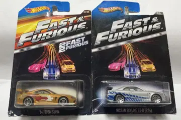 핫휠 와일드 스피드 R34 GT-R & 80 수프라 세트