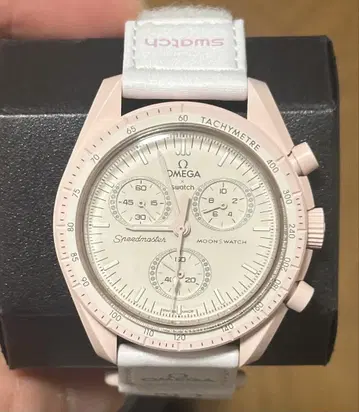 OMEGA 스피드마스터 문스와치 핑크