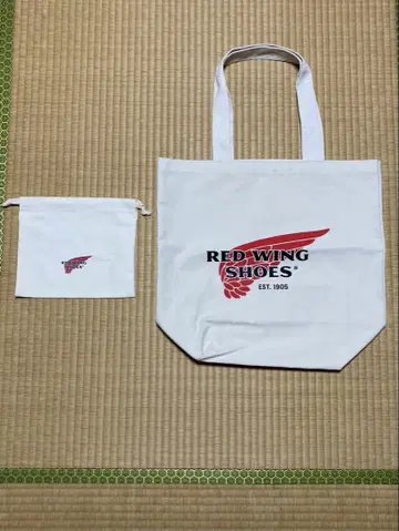 RED WING 대형 토트백 (미사용 새상품)과 파우치 세트
