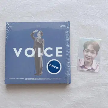 트레이딩 카드 부록 ONEW VOICE 퍼스트 솔로 미니 앨범 Aver.