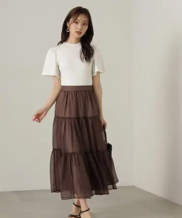 [ 새상품급 ] 프로포션 바디 드레싱*오간자 캉캉 스커트