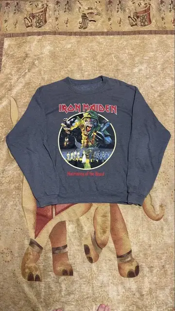 00s IRON MAIDEN 맨투맨 밴딩 맨투맨