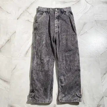 A17703 새상품급 백래쉬 x 디키즈 더블니 페인터 데님