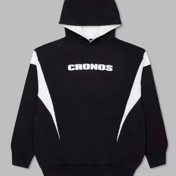 새상품 CRONOS 크로노스 맨투맨 후드티 화이트 블랙 M