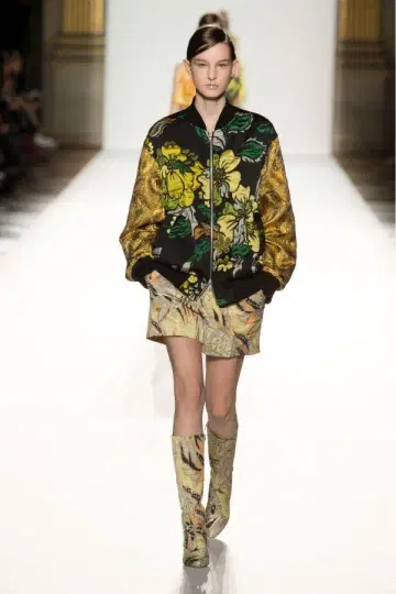 DRIES VAN NOTEN 2018SS 플라워 무늬 블루종 플로럴