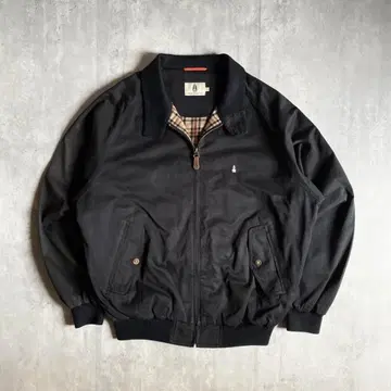 [ 00s vintage ] 스윙탑 블루종 선페이드 짧은 기장 블랙