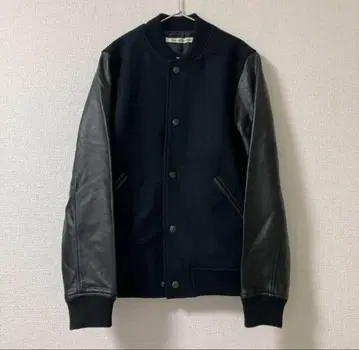 GREEN LABEL RELAXING 블랙 네이비 점퍼 블루종 38 M