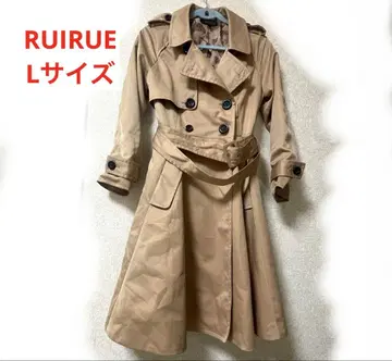 RUIRUE BOUTIQUE 베이지 트렌치코트 L 사이즈 리본