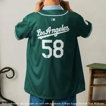 FANATICS 별주 'MLB' 다저스 베이스볼 셔츠