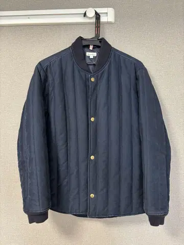 스티븐 앨런 네이비 퀼팅 자켓 S