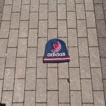 레어 adidas 아디다스 90s 스트라이프 니트 비니
