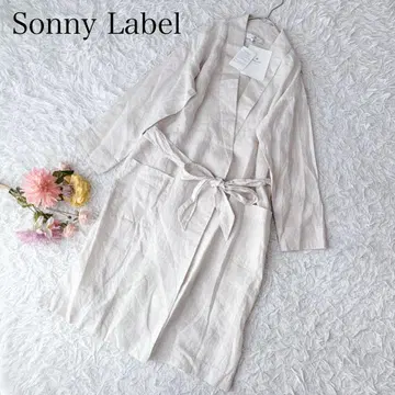 서니 라벨 택 포함 새상품 가운 롱 가디건 린넨 100