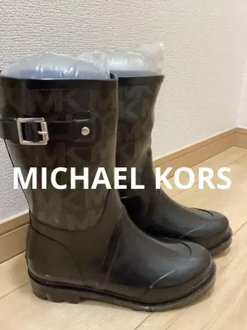 MICHAEL KORS 마이클코어스 레인부츠 블랙 24cm