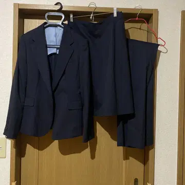 아오키 레뮤 수트 자켓 스커트 팬츠 셋업