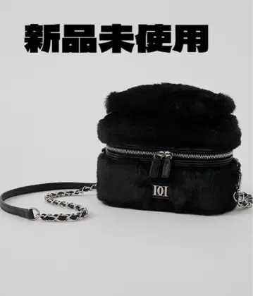 Darich 새상품 인조 모피 숄더 미니 백