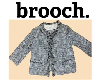 brooch. 프린지 자켓