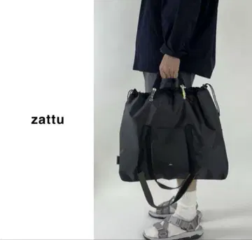 Zattu PATA-LQ 나일론 2way 핸들 토트백