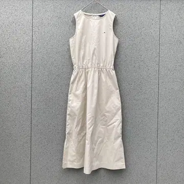 2735 [ 타미힐피거 ] XS 슬리브리스 롱 원피스 허리밴딩