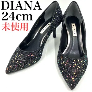 다이애나 펌프스 24cm 글리터 결혼식 파티 스팽글