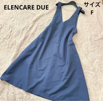 ELENCARE DUE 깔끔한 실루엣 오버롤 스커트