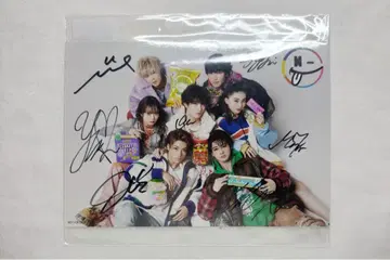 GENIC N_G NG 멤버 전원 친필 사인 브로마이드