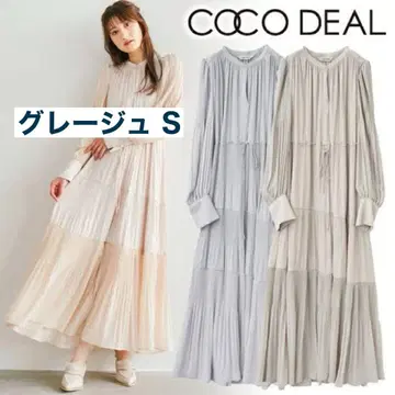 코코딜 플리츠 티어드 원피스 25SS