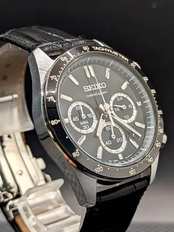 SEIKO 세이코 스피릿 8T63-00D0 크로노그래프 블랙 다이얼