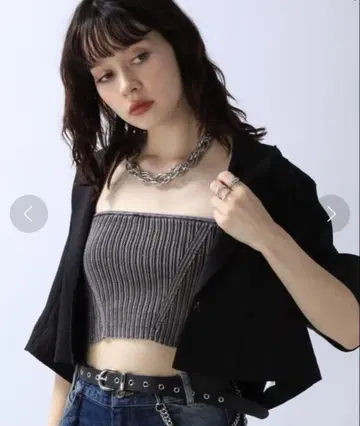 지나시스 블리치 니트 베어탑