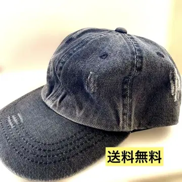 [ 인기 ] 데미지 가공 다크 그레이 캡 남성용 구제 의류