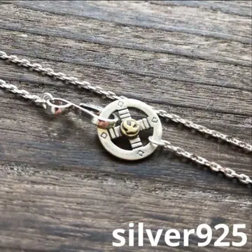 silver925 이글 후크 메탈 부착 메디슨 휠 체인