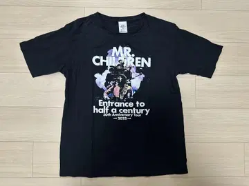 [새상품급] Mr.Children 반세기 엔트런스 T셔츠 블랙 XL