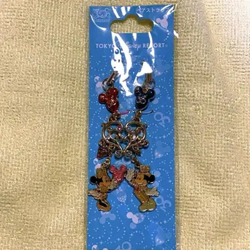 도쿄 디즈니랜드 30주년 페어 스트랩 미키마우스 미니 마우스