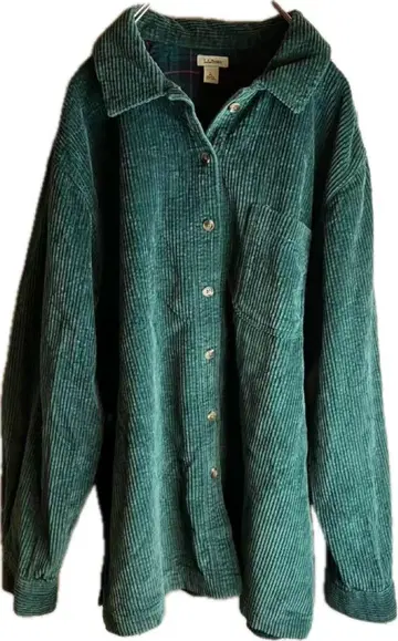 L.L.Bean 코듀로이 셔츠 L 사이즈 그린