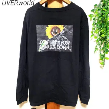 UVERworld NOENEMYTOUR 긴팔 티셔츠 해바라기 우버월드