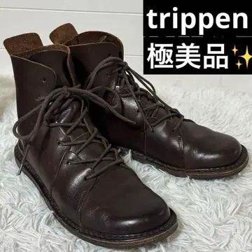컨디션 최상 trippen NOMAD WAW 카프 가죽 부츠 38 독일제