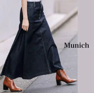 Munich 데님 맥시 스커트 S 새상품급