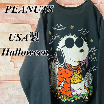 [ 초레어 ] 스누피 할로윈 빈티지 맨투맨 RIP 90s 구제 의류