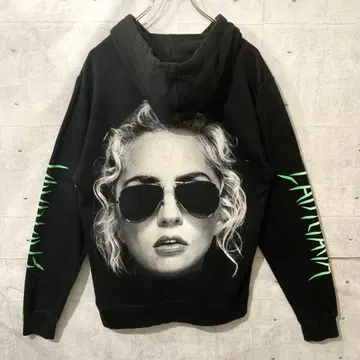 레어 디자인 lady gaga 레이디 가가 후드티 블랙