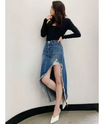 GYDA 아지메 롱 스커트 라이크 숏 팬츠