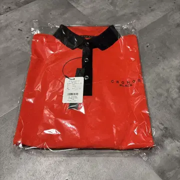 CRONOS BLACK 피케 셔츠 S 오렌지