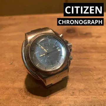 CITIZEN CHRONOGRAPH 실버 가동품 하자품