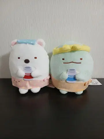 스미코구라시 목욕 후 봉제 인형 2체 세트