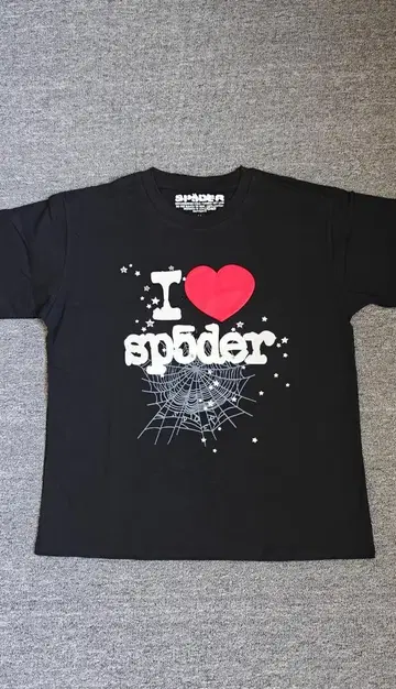 sp5der 스파이더 셔츠 블랙
