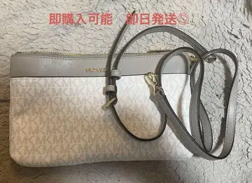 [ 미사용 새상품 ] MICHAEL KORS 숄더백 화이트/그레이
