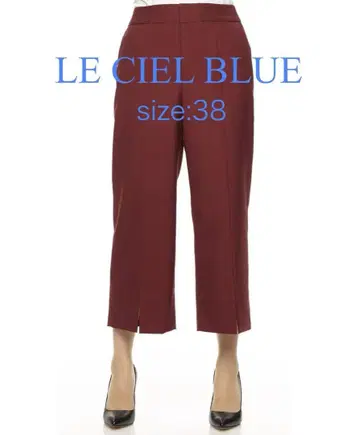 [ LE CIEL BLUE ] 썸머 울 슬릿 팬츠